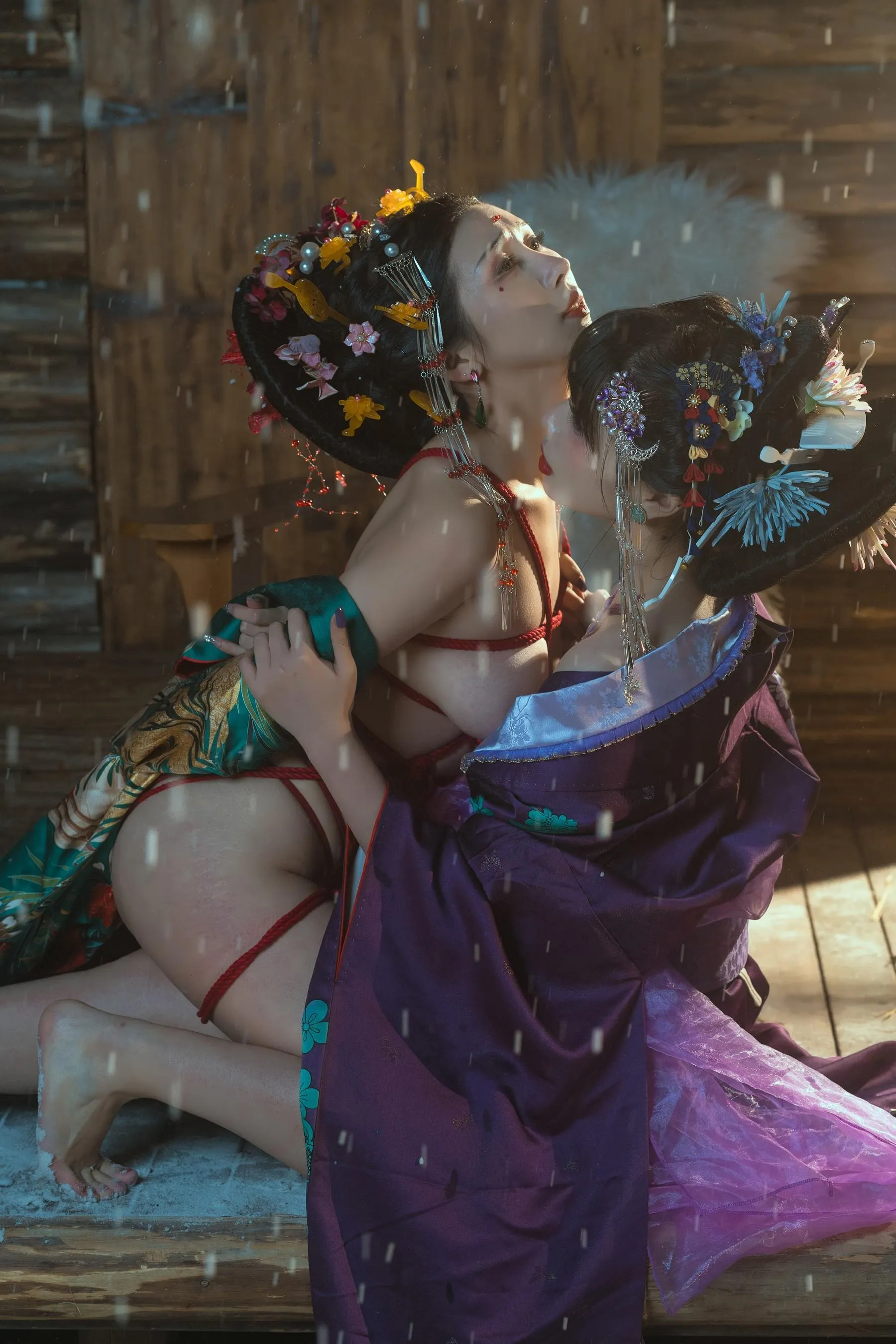 云溪溪 – NO.48 奶桃 花吟系列 [151P]插图6